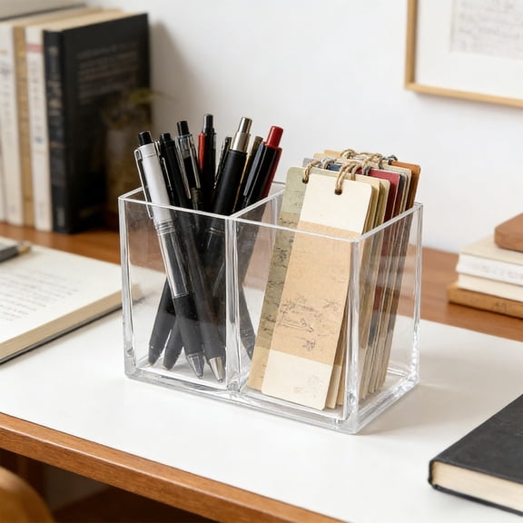 HOZVOMI Multi Functional Divided Organizer Storage Box for Home and Office