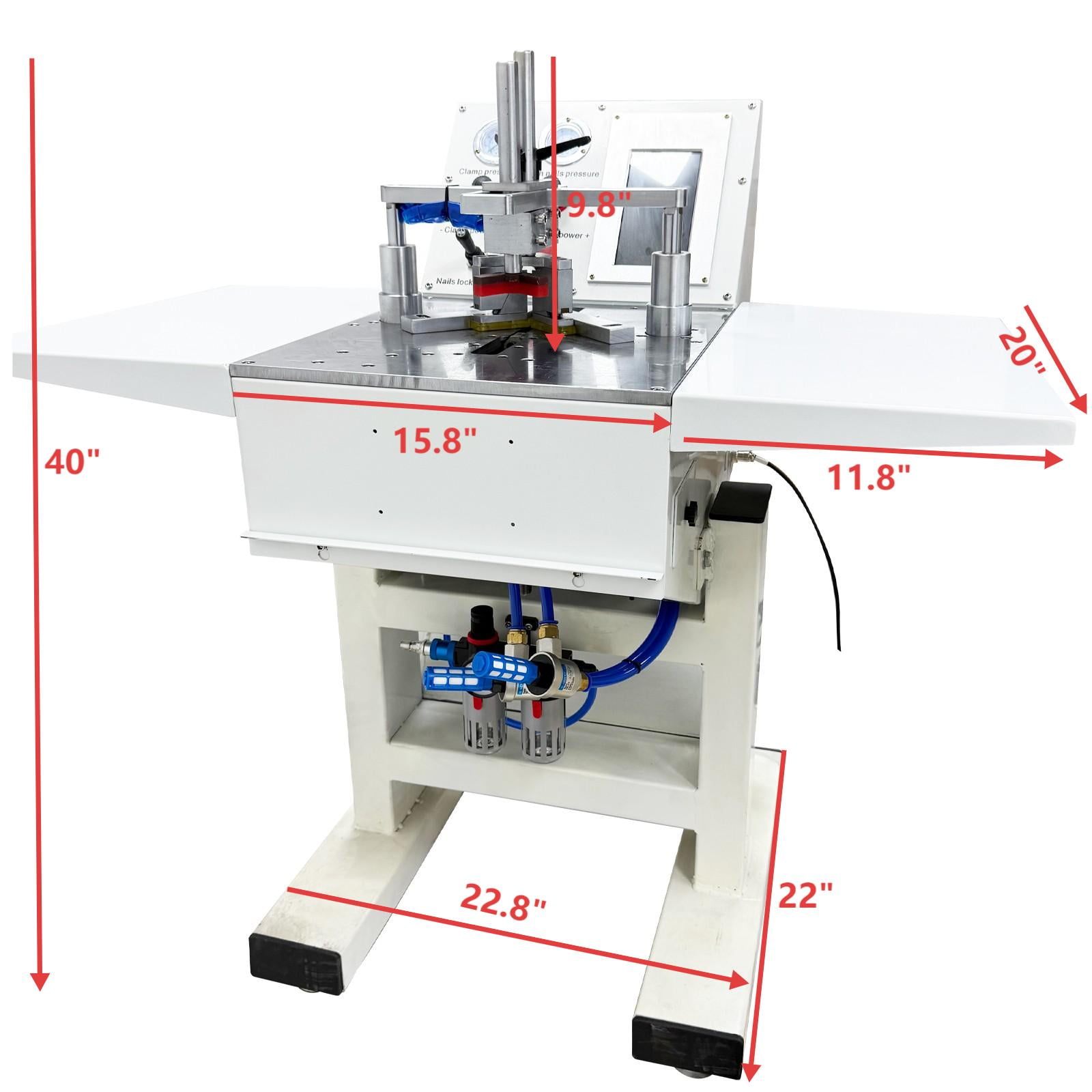 Intelligent CNC Picture Framing Corner Nailer Automatic Angle Cutting Machine 110V for 5/7/10/12/15mm V-Nails