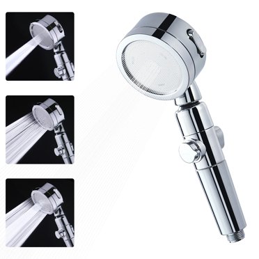 High Pressure Shower Head With Handheld & Filter - 4 Modes, Pause Button, For Dry Skin & Hair