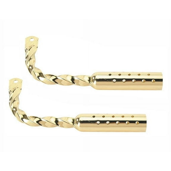 Gold Twisted Bike Muffler with holes. Bike muffler, Bicycle muffler, bike parts, bicycle parts