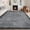 Dark Grey, variant on Living Room Area Rug 10x13 Geometric Rug, Washable Non Slip Stain Resistant Large Dining Room Bedroom Throw Carpet, Ultra Thin Soft Contemporary Floor Cover for Home Office, Dark Grey