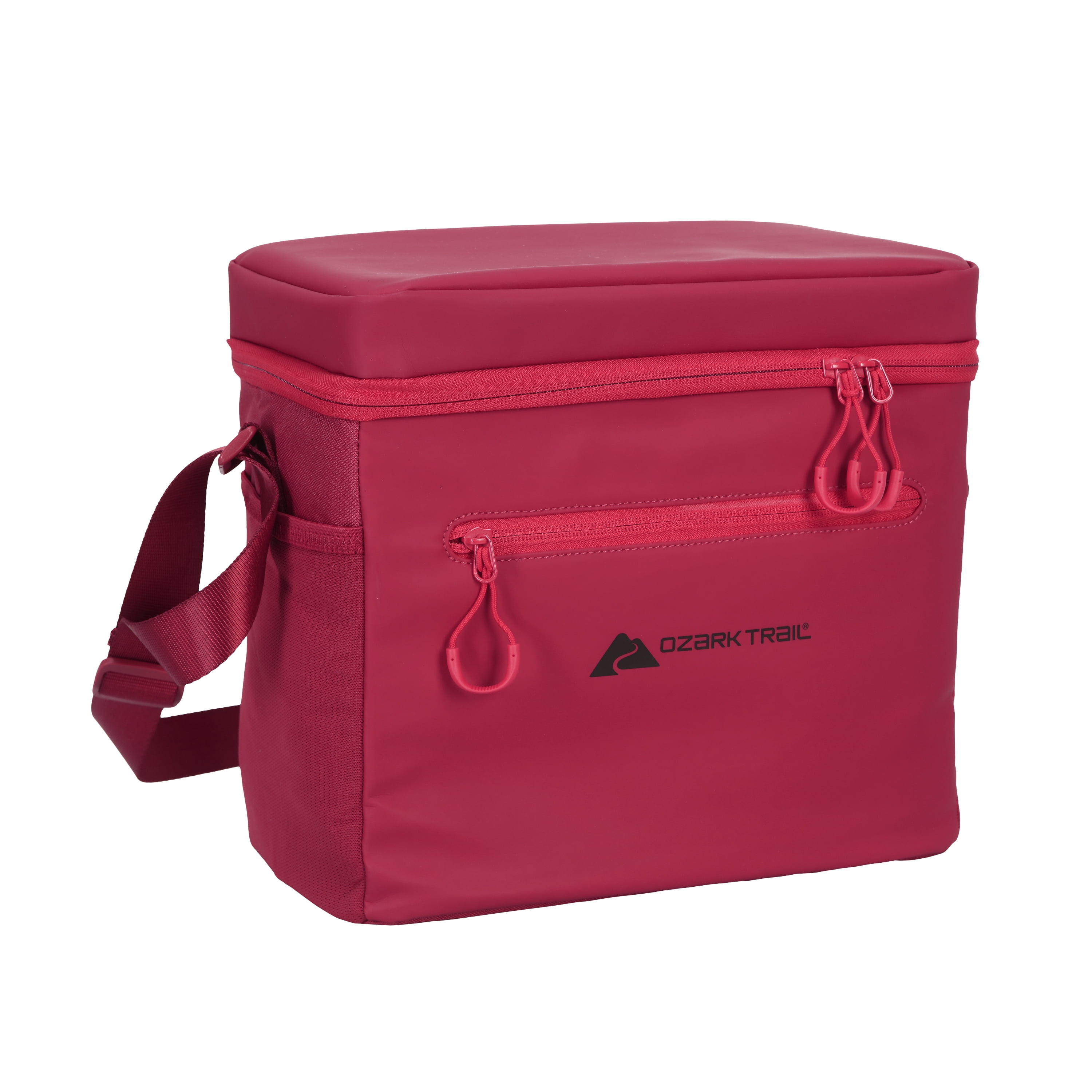 Ozark Trail 12-Can Soft-Sided Cooler with Removable Hard Liner, Red