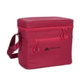 thumbnail image 2 of Ozark Trail 12-Can Soft-Sided Cooler with Coated Exterior and Removable Hard Liner, Red, 2 of 10