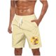 thumbnail image 1 of Pantalones Cortos Casuales para Hombre Imprimir con Bolsillos Pantalones de Playa de Cintura Elástica, Pantalones Cortos de Cintura Elástica para Hombre, 1 of 5