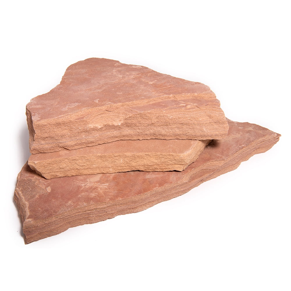 Landscape Patio Flagstone | Arizona Rosa, 1000 lbs - Walmart.com