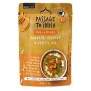 Passage to India Pumpkin, Coconut & Lentil Dal - 9.8 oz, Ready in 2 Minutes by Passage Foods