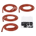 thumbnail image 1 of Manguera de vacío de silicona Unique Bargains 130PSI Presión máxima Línea de vacío automotriz Roja con conector de vacío 1 juego 6.6Ft 4/6/8/12mm ID 2.5mm Grosor, 1 of 7