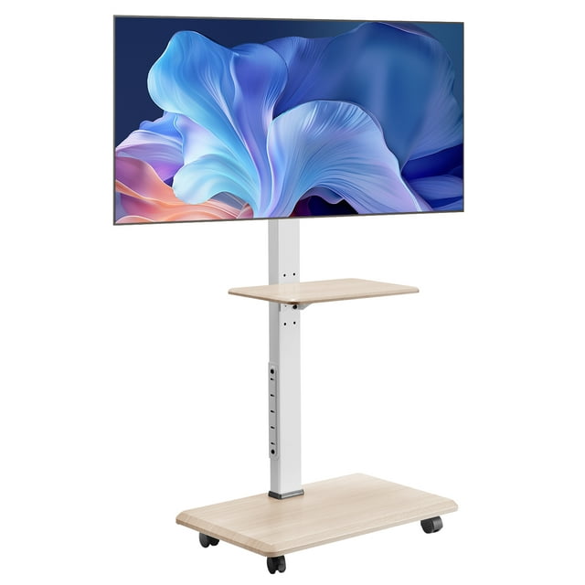 VEVOR Support de Téléviseur sur Pied, Chariot pour Téléviseur Supporte jusqu'à 88 Lb pour Écrans de 32 à 70 Po