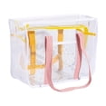 thumbnail image 2 of Ohmyroo Transparent PVC Beach Tote Waterproof Shoulder Bag For Travel Gym Pool Essentials Assorted Colors 14 Inch, 2 of 6