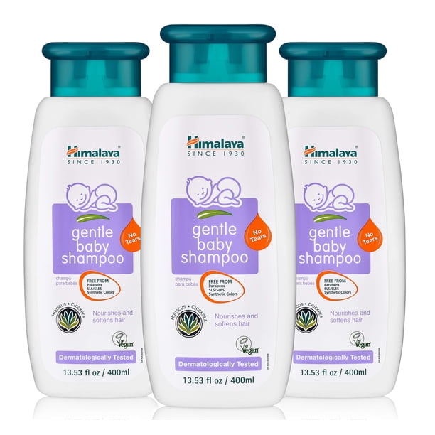 Shampoo Himalaya Gentle Baby 3x400ml Sin Lágrimas Hidratante
