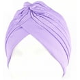thumbnail image 1 of Turbante plisado para mujer, gorro torcido con nudo, banda para la cabeza, hiyab, sombreros musulmanes, gorro MFZFUKR XM152-21, 1 of 1