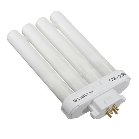

OUSITAID FML 27EX-N 27W 4 Pin Quad Tube Energy Saving Compact Fluorescent Light Bulb 6500K 4 Rows Light Bulb
