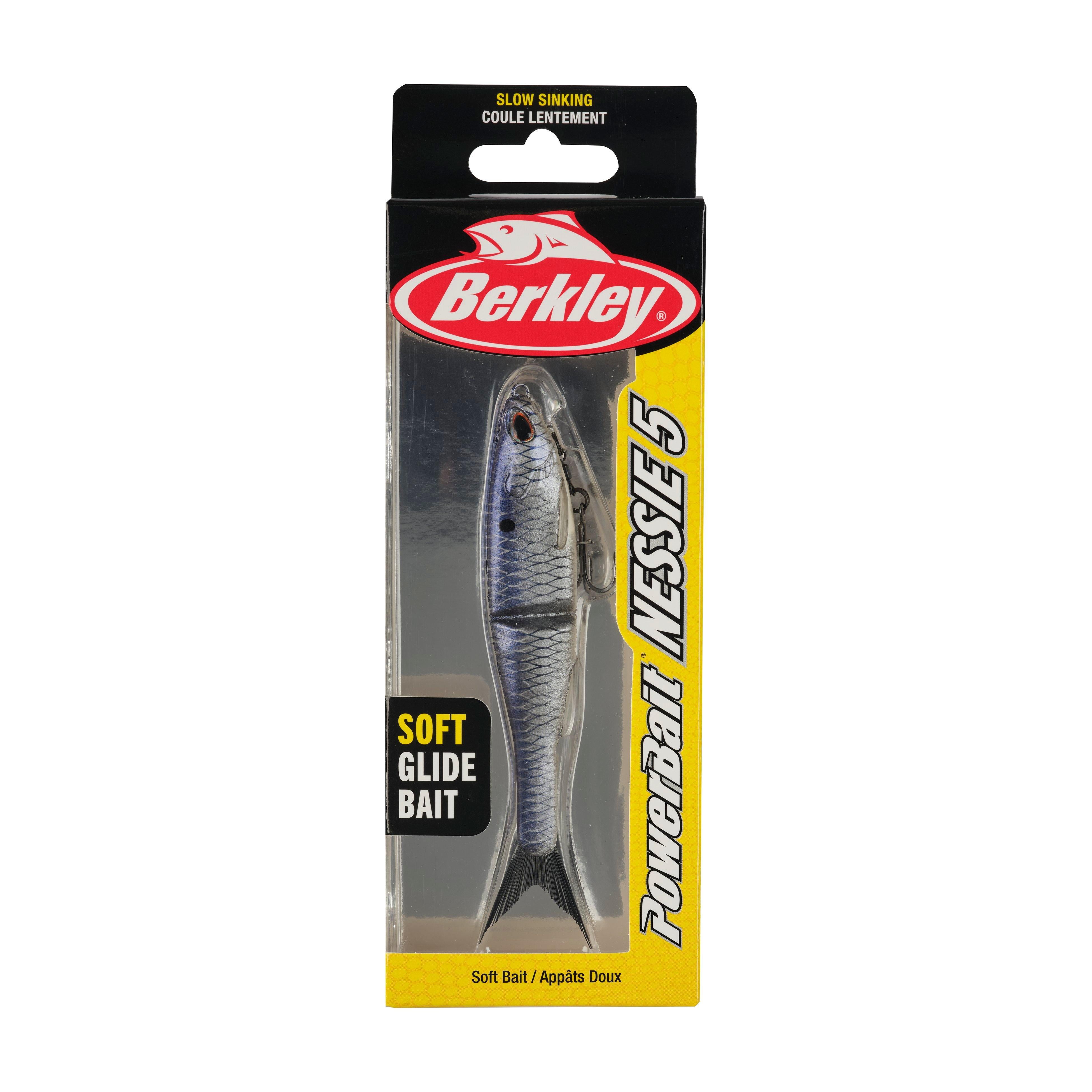 Berkley PowerBait® Nessie, 5 in, Chrome Gizzard