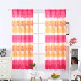 thumbnail image 2 of Cortina, Resistente Al Desgaste, Sin Bolas, Con Estampado De Rosas, Para Comedor, Sala De Estar, Balcón, Dormitorio Cergrey Simple Style Curtain, 2 of 8