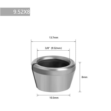 

BAMILL M17 6/6.35/8mm Collet Chuck Adapter With Nut Engraving Trimming Machine Router