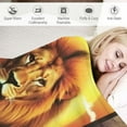 thumbnail image 3 of HENGT Lion Blanket Super Soft Cozy Lion Animal Throw Blanket Lightweight Plush African Wildlife Bedding Blanket for Gifts Men Women Kids Girls Boys Bed Decor, 3 of 6