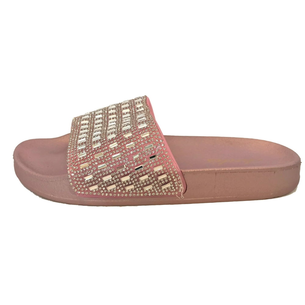 Chulis Ana3 Women Rhinestone Crystal Bling Slides Flip Chulis Ana3 Women Rhinestone Crystal Bling Slides Flip
