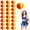Red+Yellow, variant on Cheer Pom Poms 22 Pcs with Handle, Cheerleading Handheld Squad Pompoms for Sports Team Cheer Spirit Games Dance Party Adults