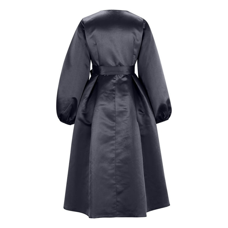 black satin swing dress Vintage style Black Satin Cocktail Flare Party Swing Dress bridesmaid Plus  size