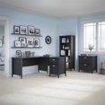 thumbnail image 2 of Kathy Ireland by Bush Connecticut 2 Piece Office Set in Black, 2 of 9