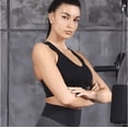 thumbnail image 4 of Sujetador deportivo con tiras y acolchado sin costuras para mujer Yoga Fitness Running Sportswear top Zhivalor CQ410-2, 4 of 5