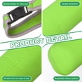 thumbnail image 4 of 2 piezas de funda para botella de agua de neopreno, bolsa de transporte aislante para botella de vidrio de 15.5-20oz, funda para botella de bebida colapsable con asa, verde, 4 of 7