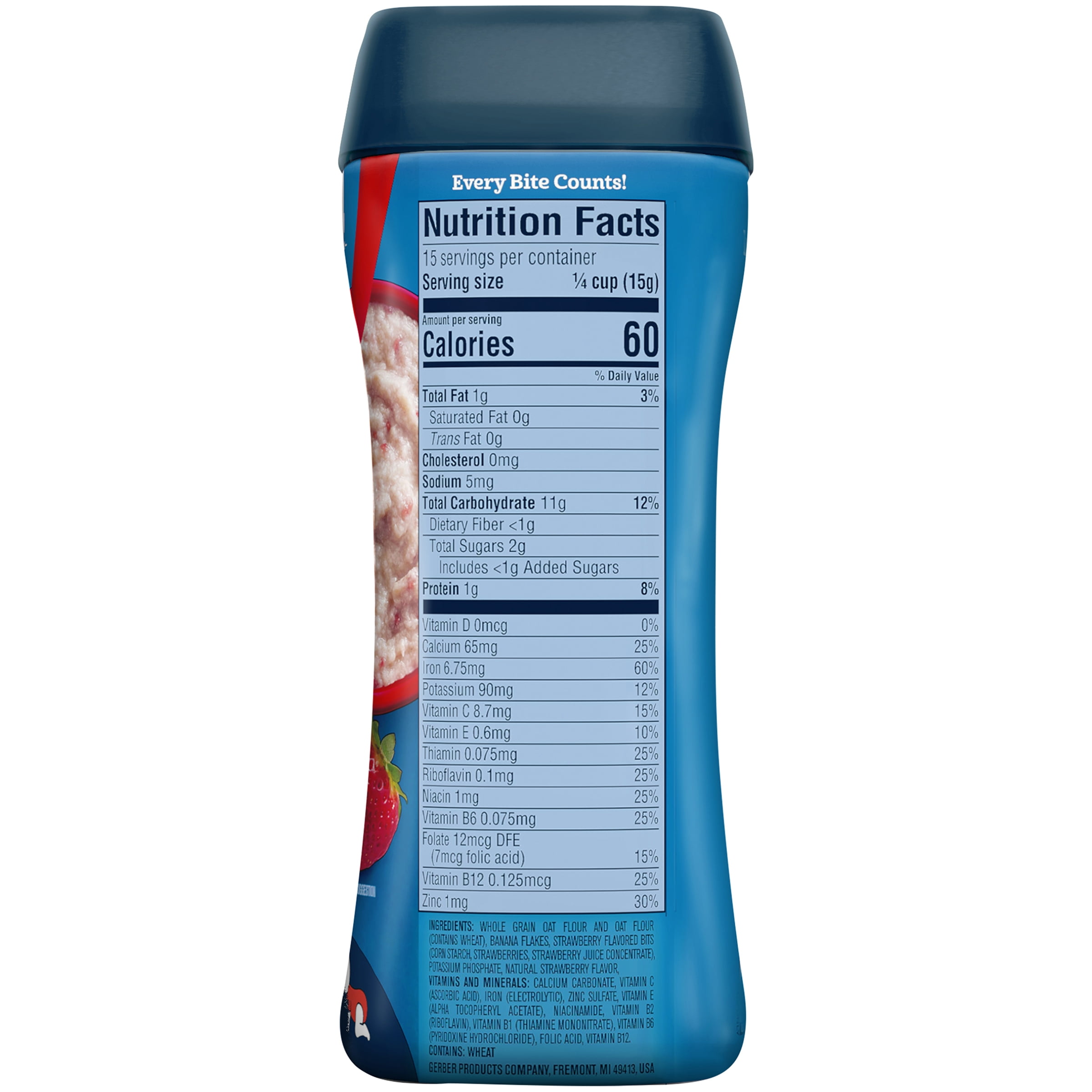 gerber strawberry banana oatmeal