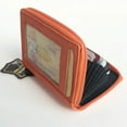 thumbnail image 6 of New Solid Genuine Leather Women's Wallet Accordion Style Credit Card Holder Zip Around Small, 6 of 11