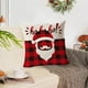 thumbnail image 4 of Linen Christmas Pillowcase 17.71x17.71in Used For Christmas Decoration Winter Holiday Decoration Pillow Cover Suitable For Home Sofas, 4 of 6