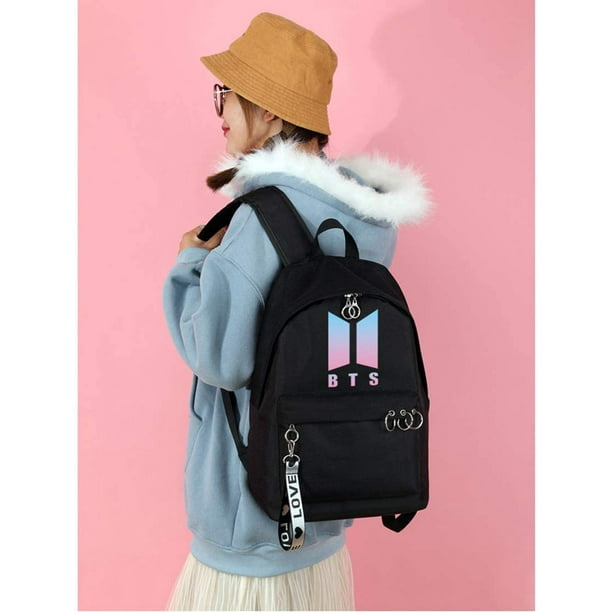 K-pop BTS Backpack Love Yourself Student Schoolbag Jimin Suga Jin