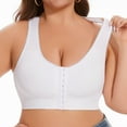 thumbnail image 4 of Comfortable Breathable Wireless Front Closure Plus Size Bra For Everyday Wear, 4 of 5