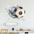 thumbnail image 3 of Naiovety Adhesivo de pared vinilo calcomanía Mural autoadhesivo multiusos fútbol interesante hogar suministros DIY Prop decoración de la Type2, 3 of 6