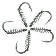 thumbnail image 6 of Joernso 10Pcs Sharpened Carbon Steel Chub Spring Fishing Hooks Fish Tackle Accessory, 6 of 7