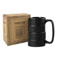 thumbnail image 3 of Taza de Cerámica en Forma de Llantas Apiladas Negras HappyWare Llantas Apiladas, 3 of 3