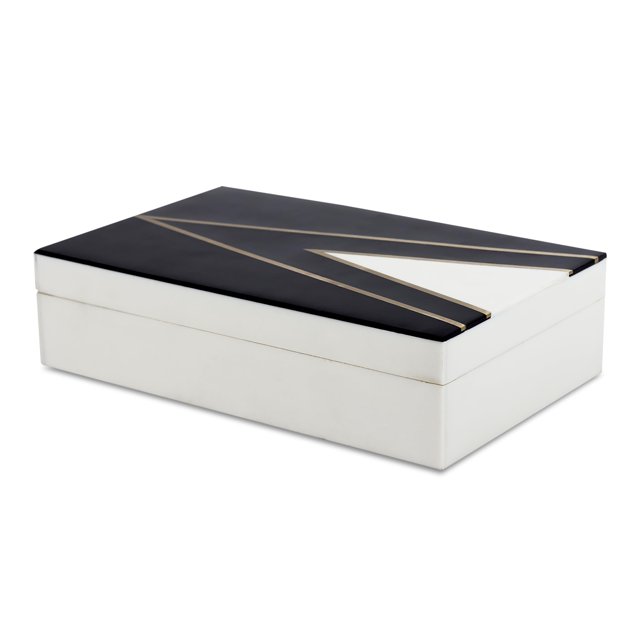 Handicrafts Home Handmade Kept Dapper Gent Collection Decorative Jewelry Box Organizer - Keepsakes, Trinkets, and Home Decor - Antique Coffee Table Storage, Memory Box, Farmhouse Style Decor, 8x5x2