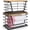 2-pack - L&s Black, variant on 2 Pack Stackable Storage Bins with Lids, Stainless Steel Extra Large Trash Bag Dispenser Roll Holder for Kitchen Sink, Laundry, Pantry Organizer and Storage, Walnut Black