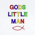 thumbnail image 2 of CafePress - God's Little Man Body Suit - Long Sleeve Cotton Baby Bodysuit, 2 of 4