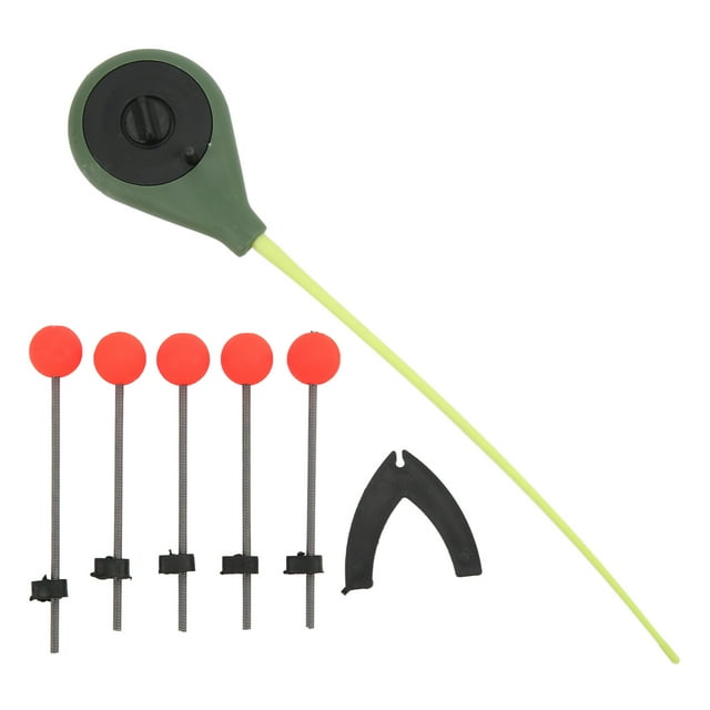 Oubit Winter Fishing Rod Pole Tip,5pcs Portable Winter Ice Fishing Rod Tips Ice Fishing Rod Top Tip Ultra Responsive