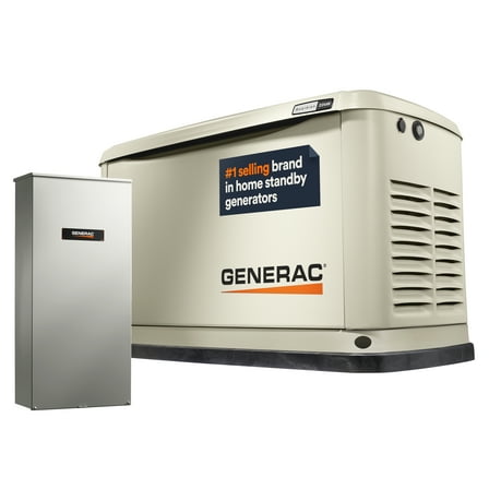 Generac 7172 - Guardian 10kW Home Backup Generator with 16-circuit Transfer Switch, WiFi-Enabled