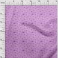 thumbnail image 3 of oneOone Viscose Jersey Purple Fabric Floral Craft Projects Decor Fabric Printed By The Yard 60 Inch Wide, 3 of 4