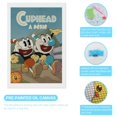 thumbnail image 3 of Diamond Art Kits for Adults - The Cuphead Show Full Drill Diamond Arts for Beginners, Round 5D Paint with Diamonds Gem Art Painting Kits for Home Wall Decor Gifts 12"x16", 3 of 8