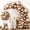 Chrome Gold, variant on 129pcs Clear Balloons Different Sizes 18 12 10 5 Inches for Garland Arch, Transparent Balloon for Birthday Baby Shower Wedding Party Decoration