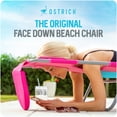 thumbnail image 3 of Ostrich Outdoor Beach Ladies Comfort and On-Your-Back Backpack Beach Chair, Pink, 3 of 11