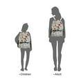 thumbnail image 3 of School Backpack Lightweight Multipocket College High Middle Student Bag 15L Different Wildflower, 3 of 9