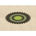 thumbnail image 1 of Ahgly Company Indoor Rectangle Patterned Vanilla Gold Area Rugs, 2' x 5', 1 of 6