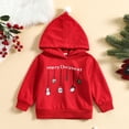 thumbnail image 4 of Vedolay Sweatshirts Girls Cute Hoodies Long Sleeve Casual Lightweight Pullover Sweatshirt,Red 12-18 Months, 4 of 5