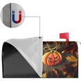thumbnail image 3 of Halloween Cookies Autumn Leaves Mailbox Cover Magnetic Wooden Background Waterproof Mailbox Wraps Post Letter Box Decor 21x18 in, 3 of 6