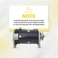 thumbnail image 3 of 23A 12V Starter Generator for Club Car DS FE290 FE350 1996-2007 Golf Cart || 1-Yr WARRANTY || 1018337-01 101833701CC 15404 G338771 G096503 G278441 GHI0001 308-102 SG806 34175101 RG00504 Bi-Directional, 3 of 6