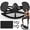 BLACK, variant on Fahuac Lateral Stepper Machine for Exercise-Rocking Stepper Machine with Resistance Bands & Anti-Slip Mat and LCD Monitor, Professional Stair Stepper for Home Workout