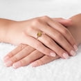 thumbnail image 2 of Decadence 14K Rose Gold 0.20 CTTW Round Diamond & 7mm Round Gemstone Halo Ring, 2 of 4